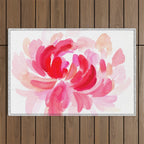 huge peony N.o 2 Outdoor Rug Gallery Image 1