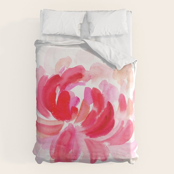 huge peony N.o 2 Duvet Cover Gallery Image 1