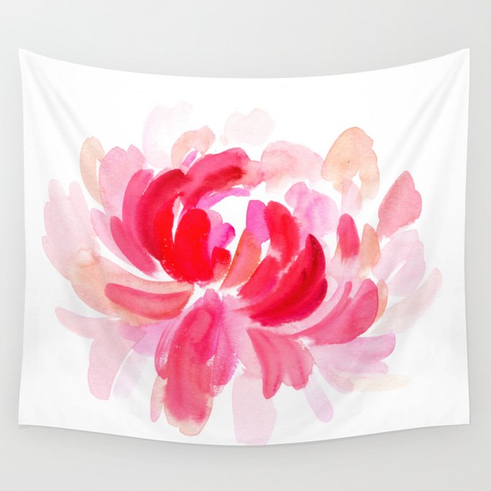 huge peony N.o 2 Wall Tapestry Gallery Image 4