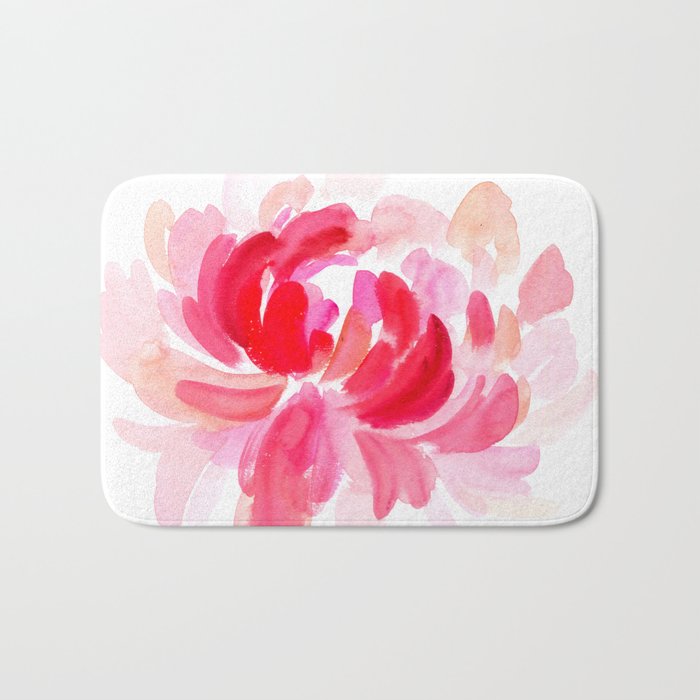 huge peony N.o 2 Bath Mat Gallery Image 1