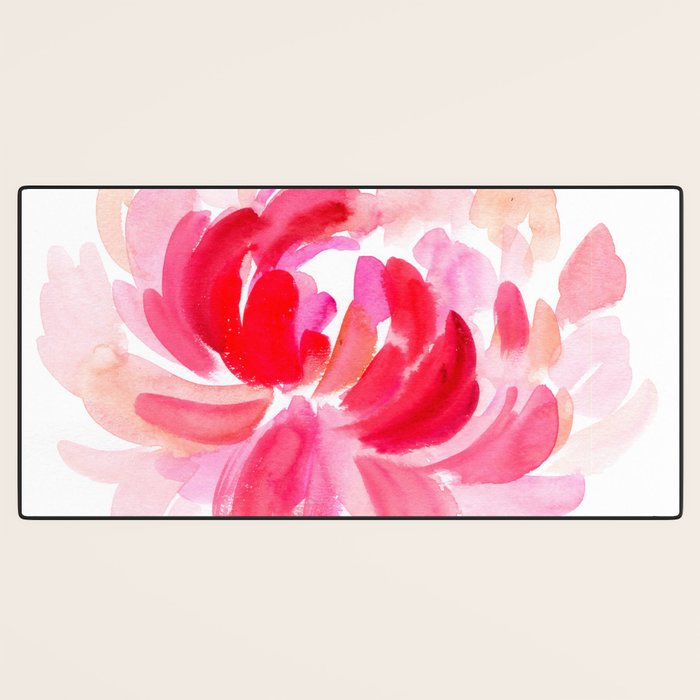 huge peony N.o 2 Desk Mat Gallery Image 3