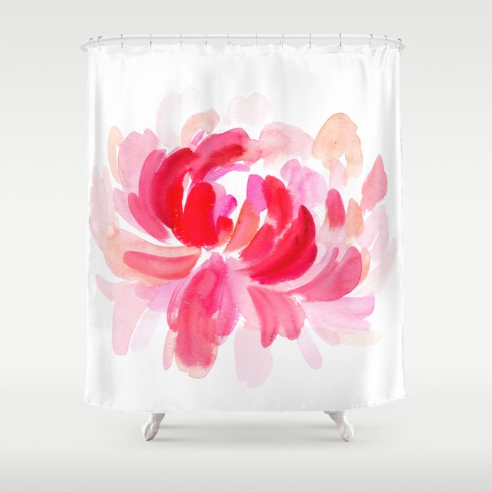 huge peony N.o 2 Shower Curtain Gallery Image 1