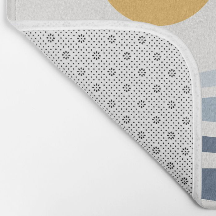 Blue Ocean Waves and the Sun Bath Mat Gallery Image 2