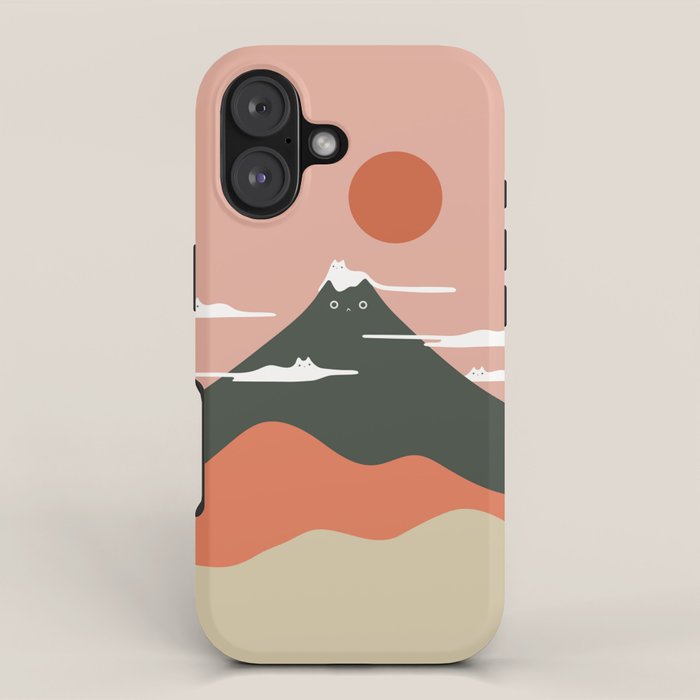 Cat Landscape 72 iPhone Case Gallery Image 1