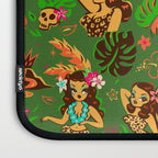 Tiki Temptress on Green Laptop Sleeve Gallery Image 3
