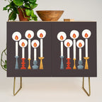 Festive Retro Candles Credenza Gallery Image 1