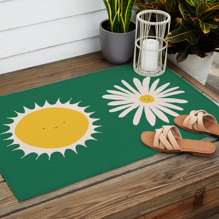 All brightness, big and small Outdoor Rug Gallery Image 2