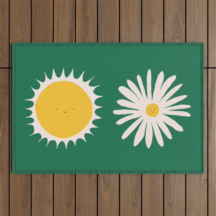All brightness, big and small Outdoor Rug Gallery Image 1