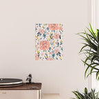 Tropical Coral Floral Poster Gallery Image 2