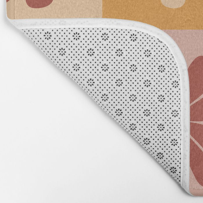 70's Daisy Bloom  Bath Mat Gallery Image 2