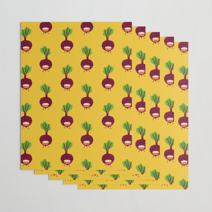 Beet's drum beat Wrapping Paper Gallery Image 3