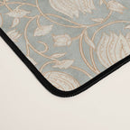 Block Print Lotus Floral - Sage Desk Mat Gallery Image 4