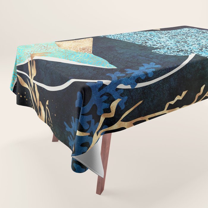 Metallic Stingray II Tablecloth Gallery Image 1