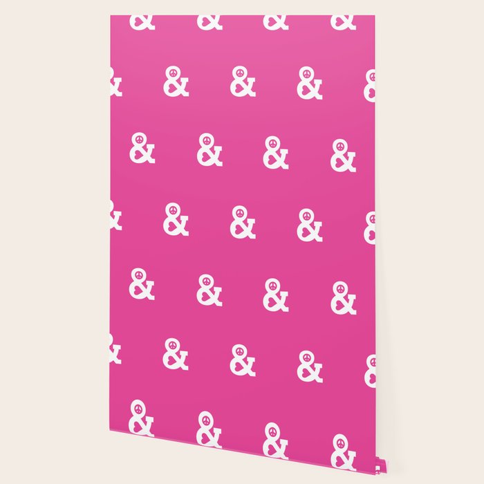 Peace and Love (pink edition) Wallpaper Gallery Image 2