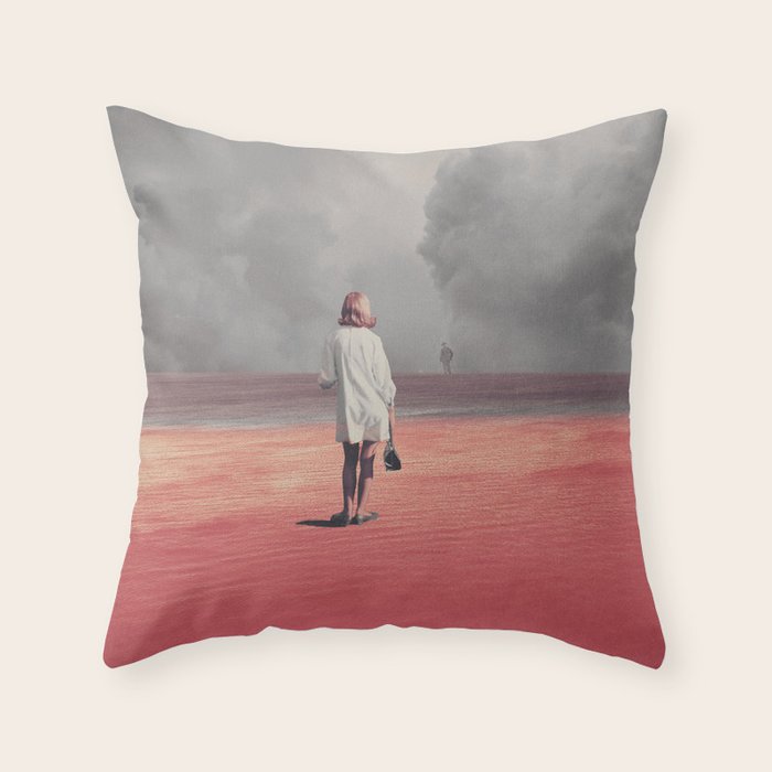 Watching you Leave me. Didn't want to Throw Pillow Gallery Image 1