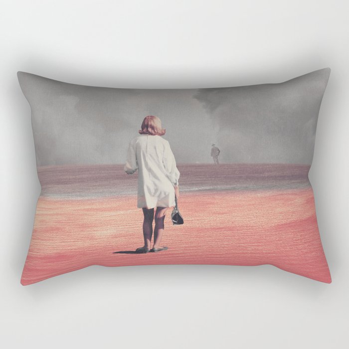 Watching you Leave me. Didn't want to Rectangular Pillow Gallery Image 1