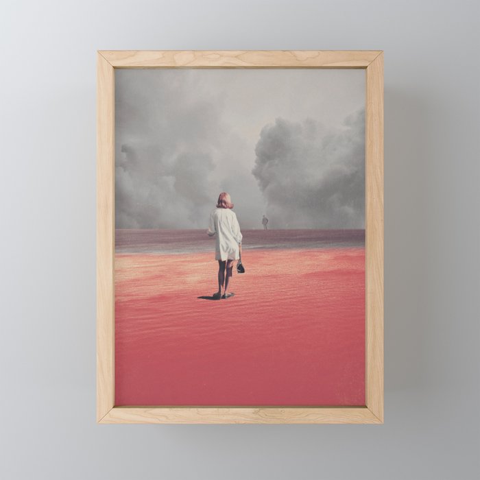 Watching you Leave me. Didn't want to Mini Art Print Gallery Image 1