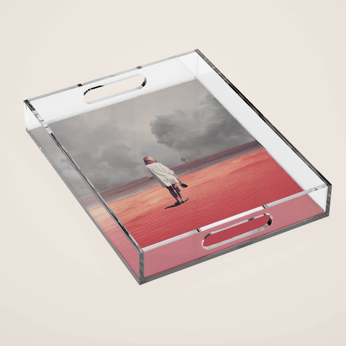 Watching you Leave me. Didn't want to Acrylic Tray Gallery Image 1