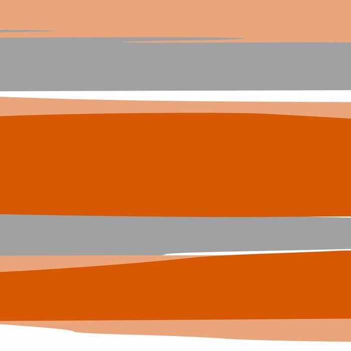 Stripes Abstract, Orange and Grey Coffee Mug Gallery Image 2