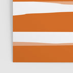 Stripes Abstract, Orange and Grey Poster Gallery Image 3