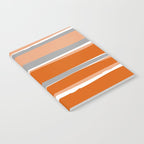 Stripes Abstract, Orange and Grey Notebook Gallery Image 2