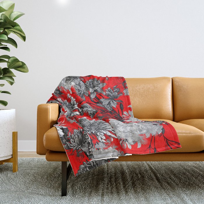 Vintage Garden VIII Throw Blanket Gallery Image 1