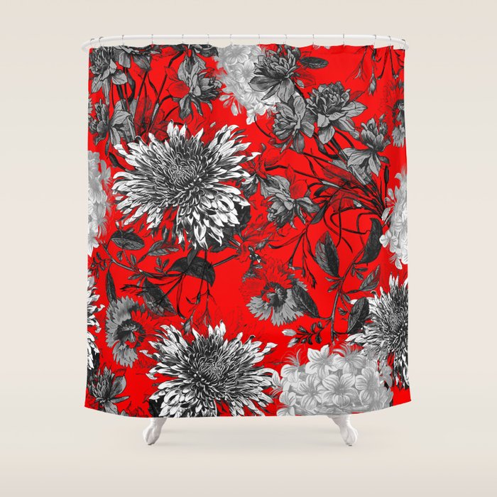 Vintage Garden VIII Shower Curtain Gallery Image 1