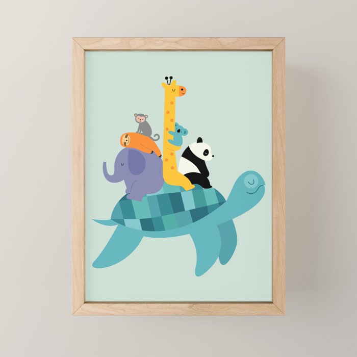 Travel Together Mini Art Print Gallery Image 1