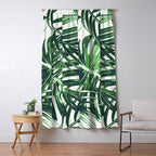 Tropical Leaves 4 Window Curtain Gallery Image 5