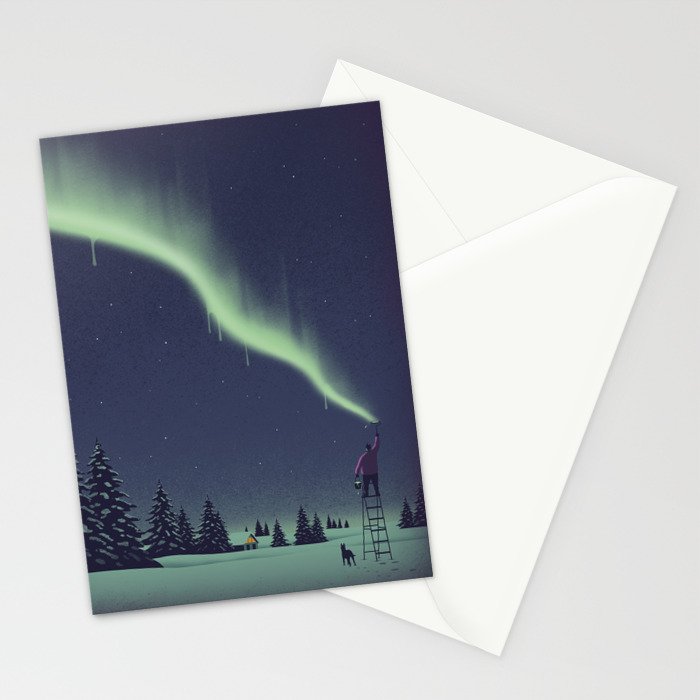 Winter Painting Stationery Card Gallery Image 2