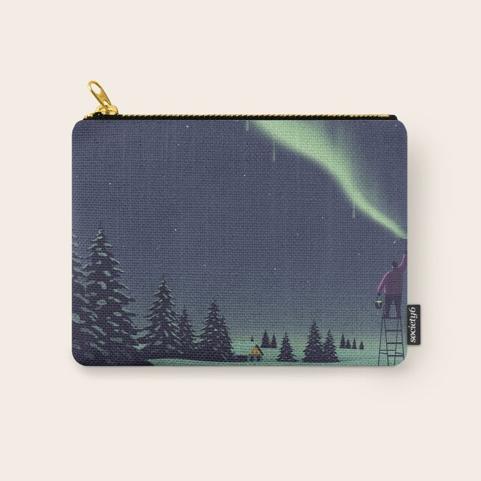 Winter Painting Carry All Pouch Gallery Image 1