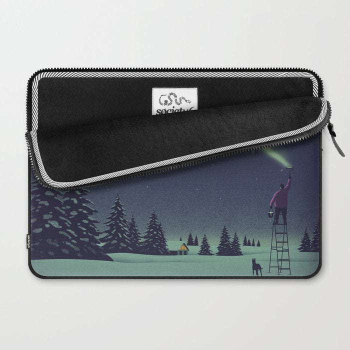 Winter Painting Laptop Sleeve Gallery Image 2