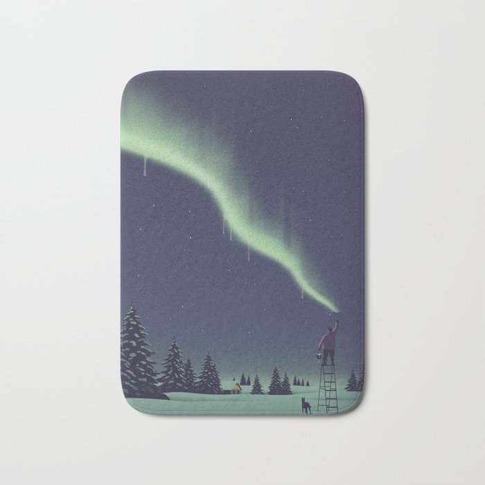 Winter Painting Bath Mat Gallery Image 1