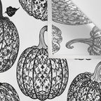 Lace Pumpkin Halloween Pattern Needle Bobbin Crochet Thread Wall Tapestry Gallery Image 3