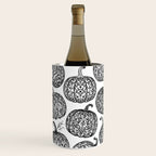 Lace Pumpkin Halloween Pattern Needle Bobbin Crochet Thread Wine Chiller Gallery Image 3