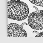 Lace Pumpkin Halloween Pattern Needle Bobbin Crochet Thread Poster Gallery Image 3