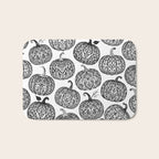 Lace Pumpkin Halloween Pattern Needle Bobbin Crochet Thread Bath Mat Gallery Image 1