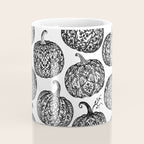 Lace Pumpkin Halloween Pattern Needle Bobbin Crochet Thread Coffee Mug Gallery Image 4