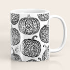 Lace Pumpkin Halloween Pattern Needle Bobbin Crochet Thread Coffee Mug Gallery Image 1