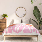 Coral Cosmos: Les Fleurs | Flower Market 05 | Spring Summer 23 Comforter Gallery Image 3