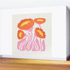 Coral Cosmos: Les Fleurs | Flower Market 05 | Spring Summer 23 Wall Mural Gallery Image 2