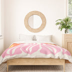Coral Cosmos: Les Fleurs | Flower Market 05 | Spring Summer 23 Duvet Cover Gallery Image 3