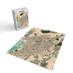 San Jose City Map of California, USA - Vintage Jigsaw Puzzle Gallery Image 2