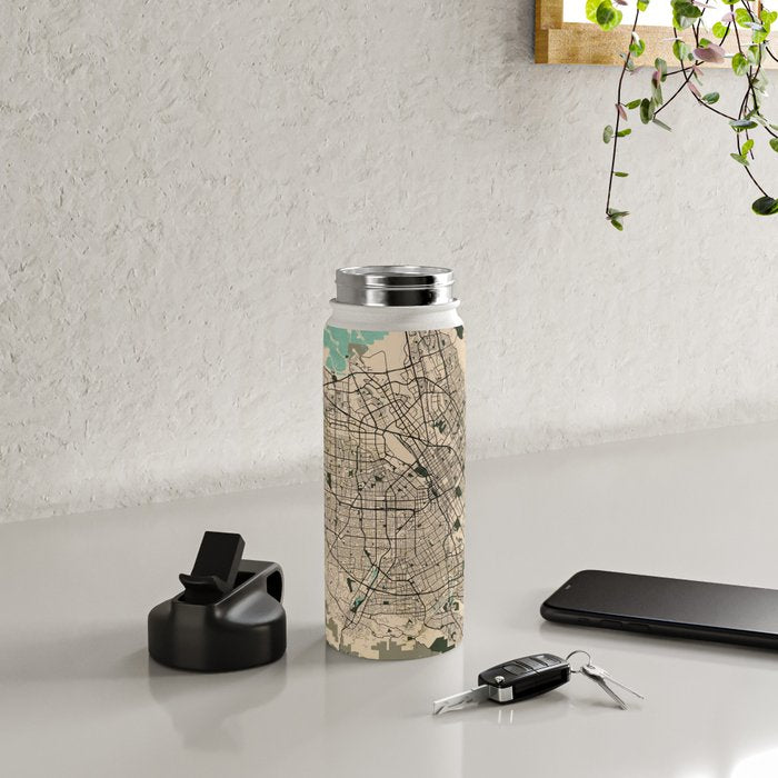 San Jose City Map of California, USA - Vintage Water Bottle Gallery Image 4