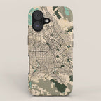 San Jose City Map of California, USA - Vintage iPhone Case Gallery Image 1