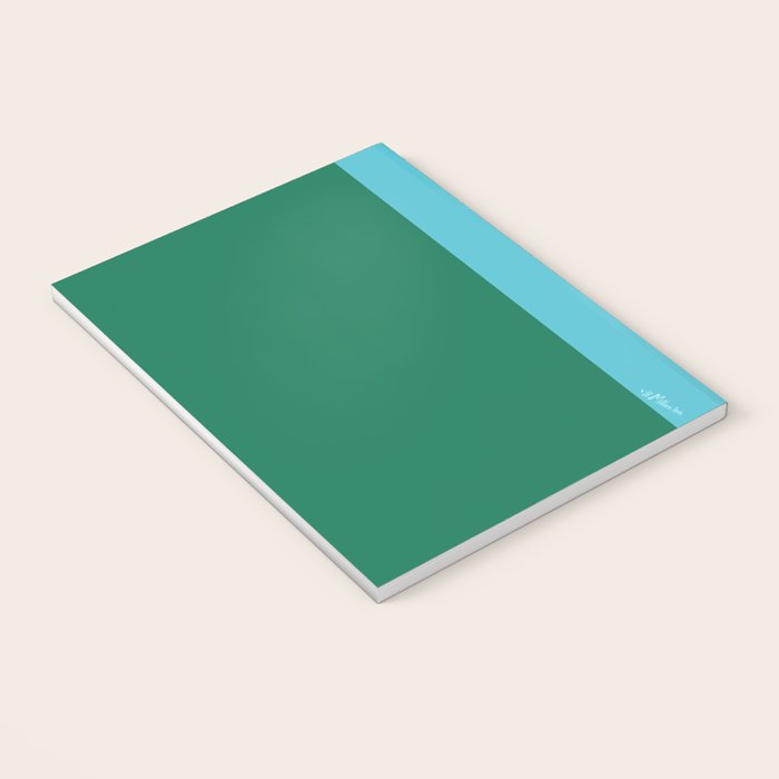 Pisces Chill Vibes in Chive Green | Zodiac Series  Notebook Gallery Image 3