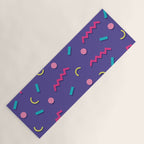 Memphis Pattern 20 - Miami Vice / 80s Retro Yoga Mat Gallery Image 1
