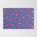 Memphis Pattern 20 - Miami Vice / 80s Retro Rug Gallery Image 2