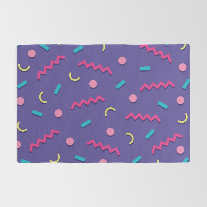 Memphis Pattern 20 - Miami Vice / 80s Retro Rug Gallery Image 2