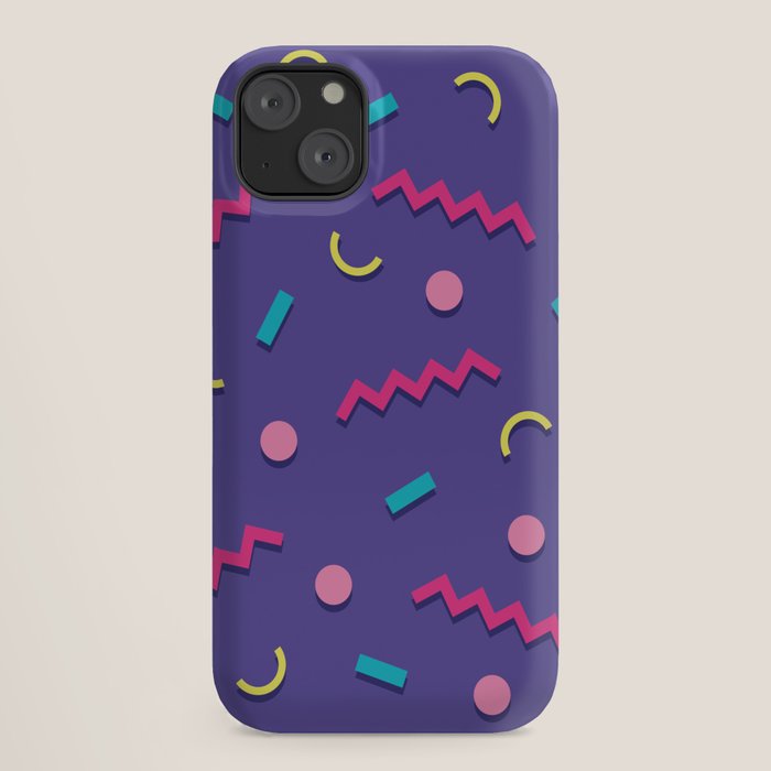 Memphis Pattern 20 - Miami Vice / 80s Retro iPhone Case Gallery Image 18